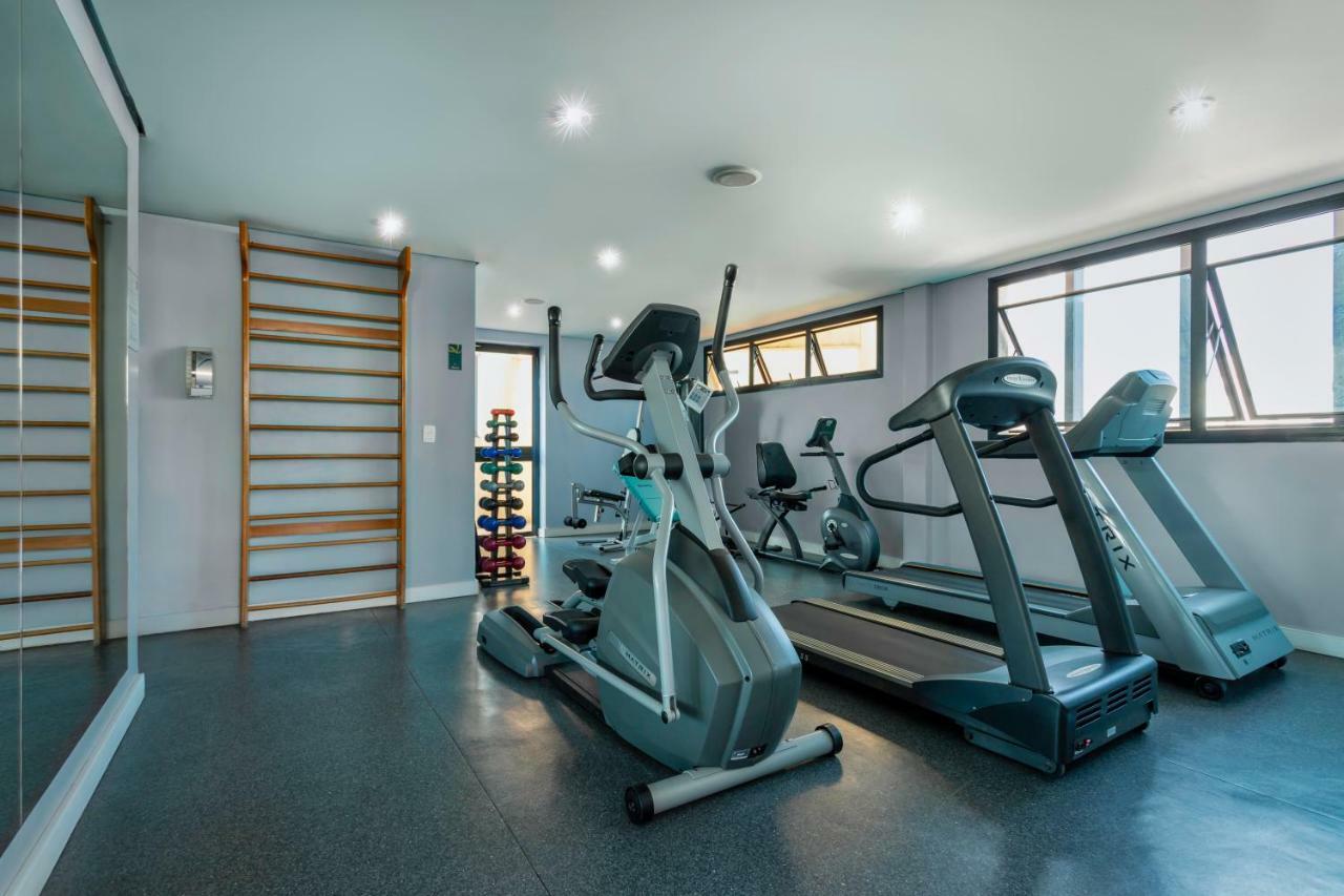 래디슨 오스카 프레이레 호텔 상파울루 외부 사진 The gym at the hotel